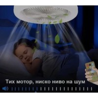 Модерен LED таванен вентилатор с осветление